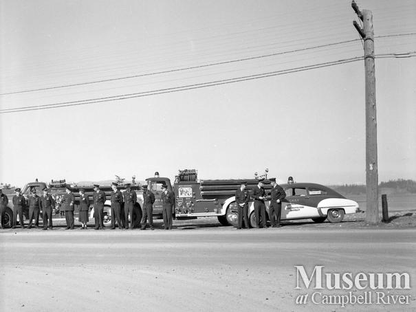 Campbell River Fire Department personnel and equipment