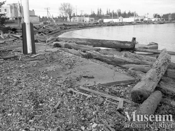 Campbell River Waterfront after a storm