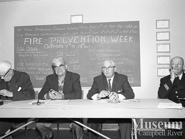 Fire Prevention Week meeting at Campbell River