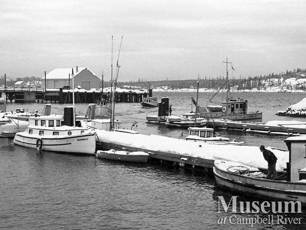 Opening of the new government wharf, Campbell River