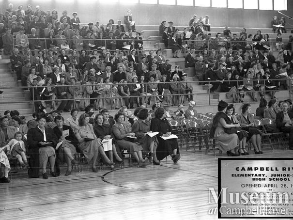 Opening of Campbell River Elementary, Junior-Senior High School