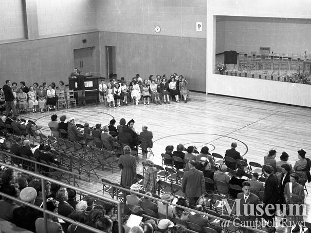 Opening of Campbell River Elementary, Junior-Senior High School