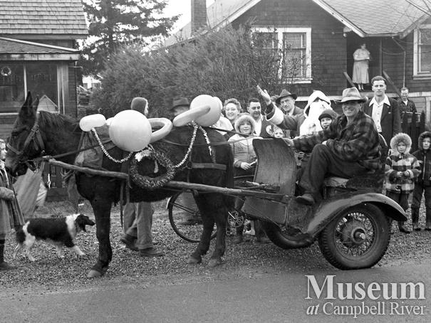 Father Christmas at a Campbellton Christmas Parade