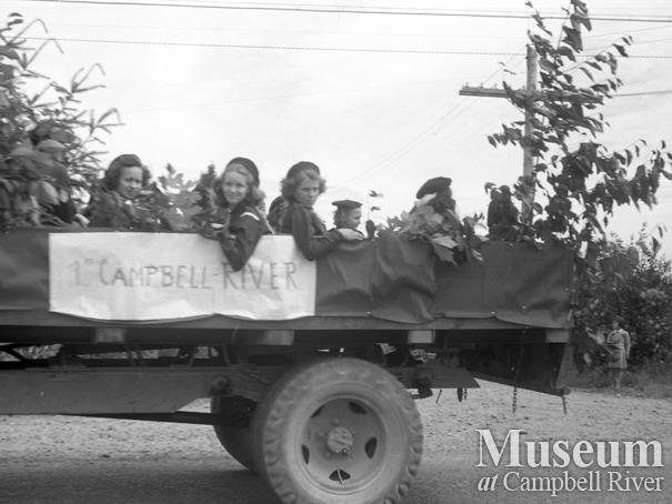 July 1st parade, Campbell River Brownies