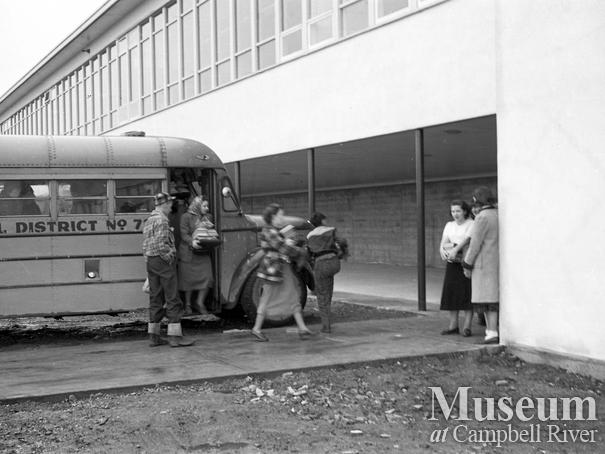 Opening of Campbell River Elementary, Junior-Senior High School
