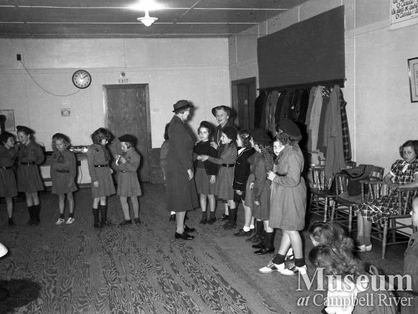 Brownies and Girl Guides with Lady Baden Powell