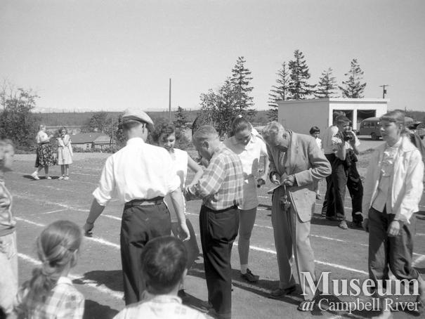 Campbell River school track and field event