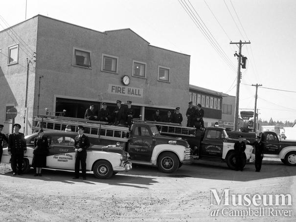 Campbell River Fire Department personnel and equipment