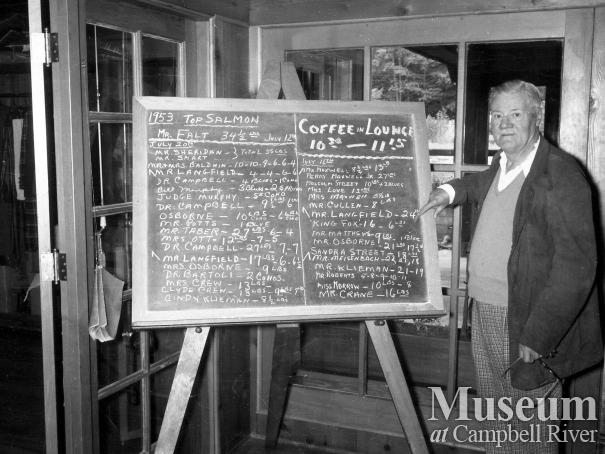 "Fish" Board, Painter's Lodge, Campbell River