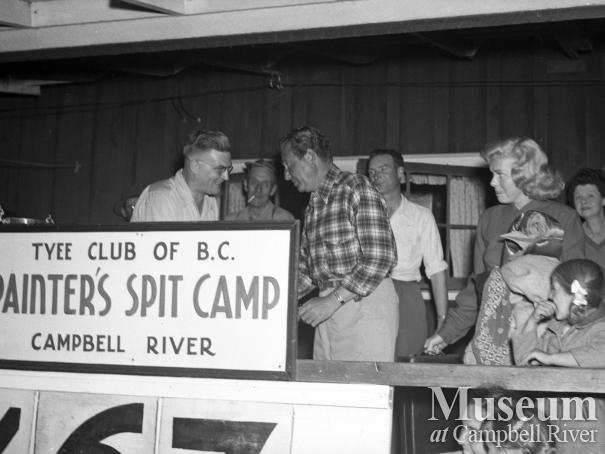 Presentation of the Legion Fishing Derby Trophy