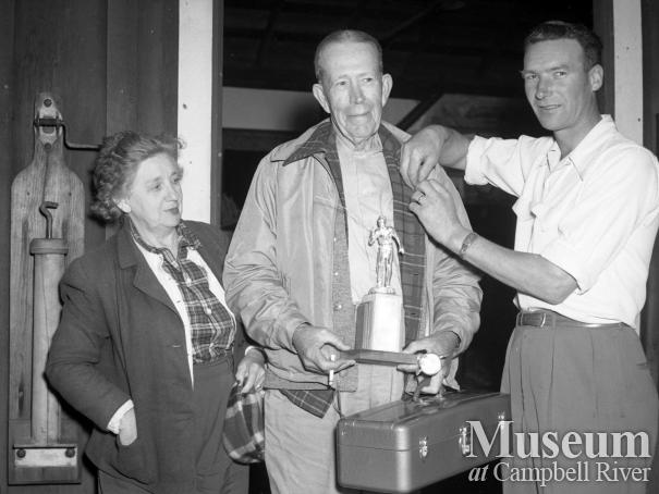 Presentation of the Legion Fishing Derby Trophy