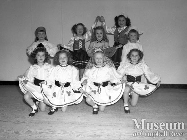 A group of students from Shurley Durham's dance school, Campbell River