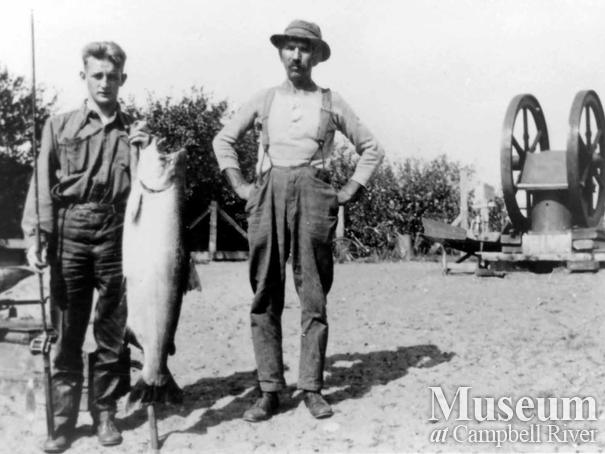 Guide Charlie McDonald with guest John H. Wood