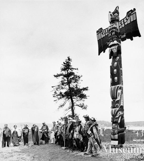 Raising Henderson Memorial Pole