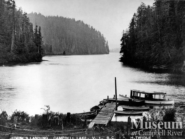 View of Lower Campbell Lake at Forbes Landing