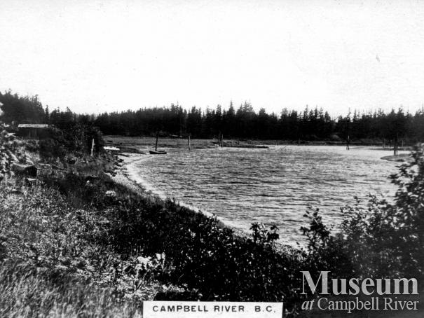 View of the Campbell River Spit, c. 1920
