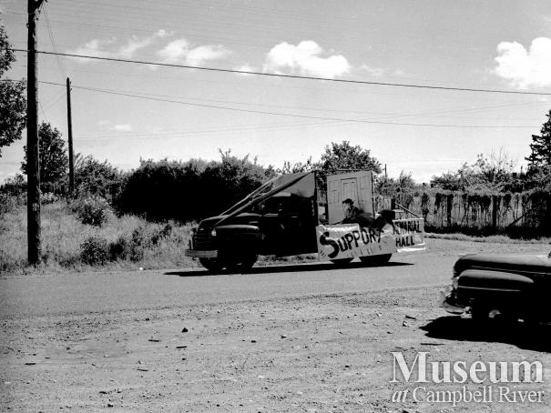 Campbell River July 1st Parade, 1949