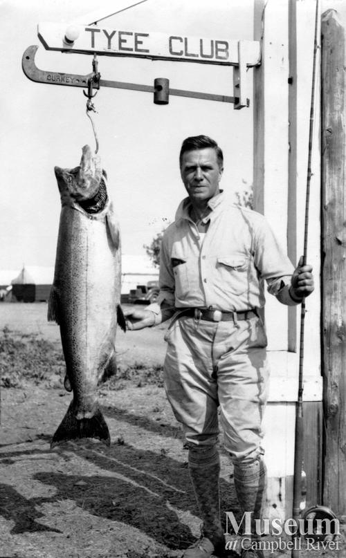 Albert J. Sommer with catch
