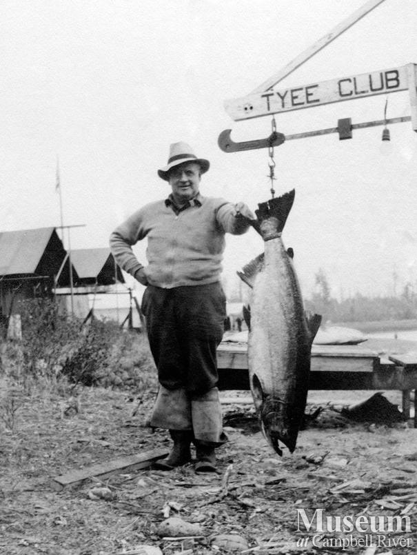 W. A. Parker with catch