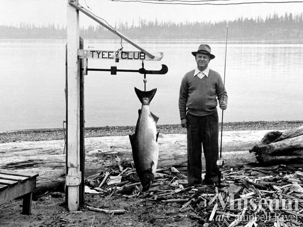 Frank Pearson with catch
