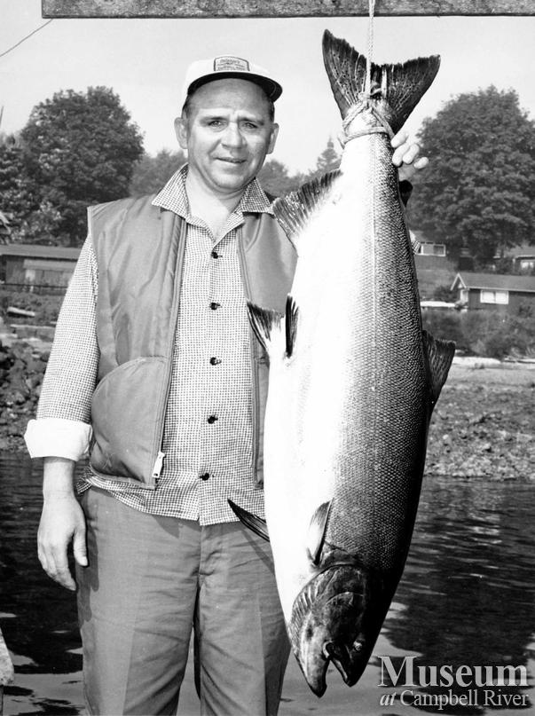 Ed Smarch with catch