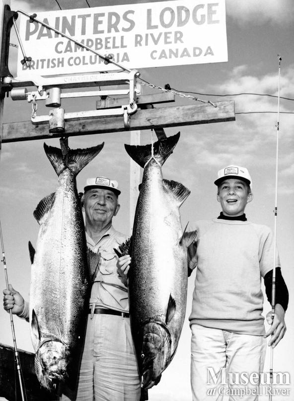 Shepard and Evans with catch