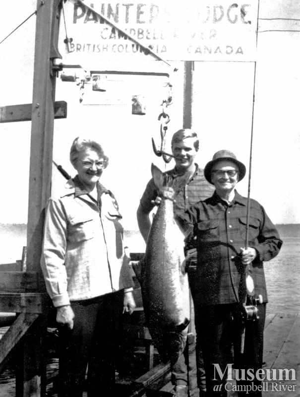 Tyee Club guide with guest and fish