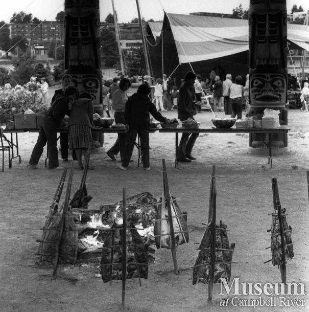 Salmon Barbeque at Museum Day, Foreshore Pavilion
