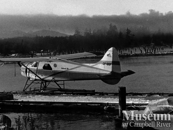 View of the Campbell River estuary, 1972.