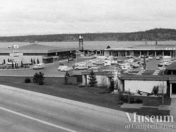 View of the Tyee Plaza, downtown Campbell River