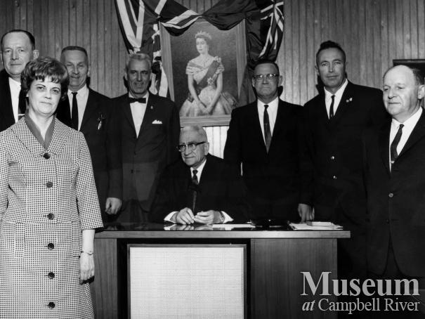 Members of the Campbell River Village Council, 1965