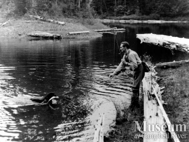 Roderick Haig-Brown fishing