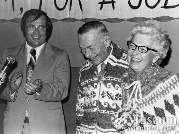 Testimonial dinner for Tom and Ruth Barnett, Campbell River 