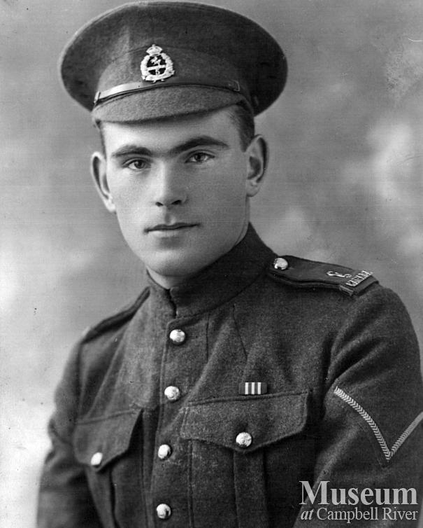 John Peacey in his uniform