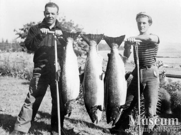 Ray Slocum with catch