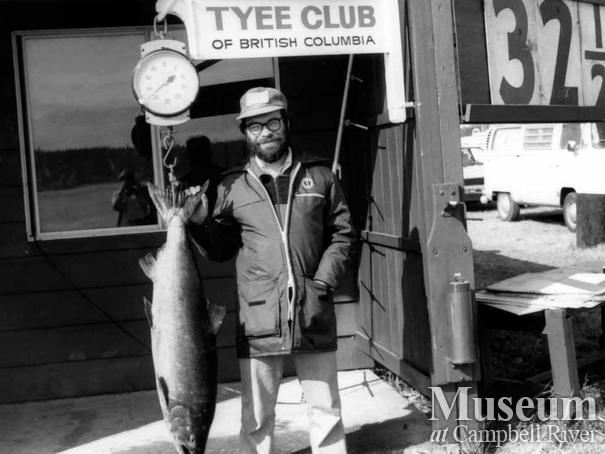 Quentin Dodd with his catch