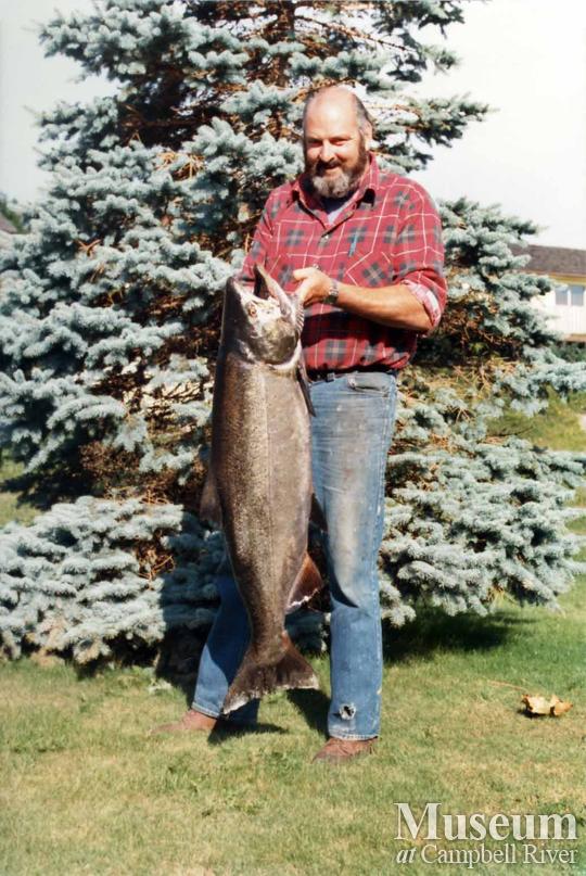 Brian Taylor with his catch