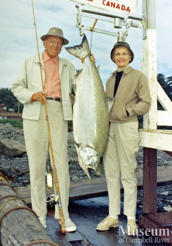 Mr. Merle S. Jones with his catch