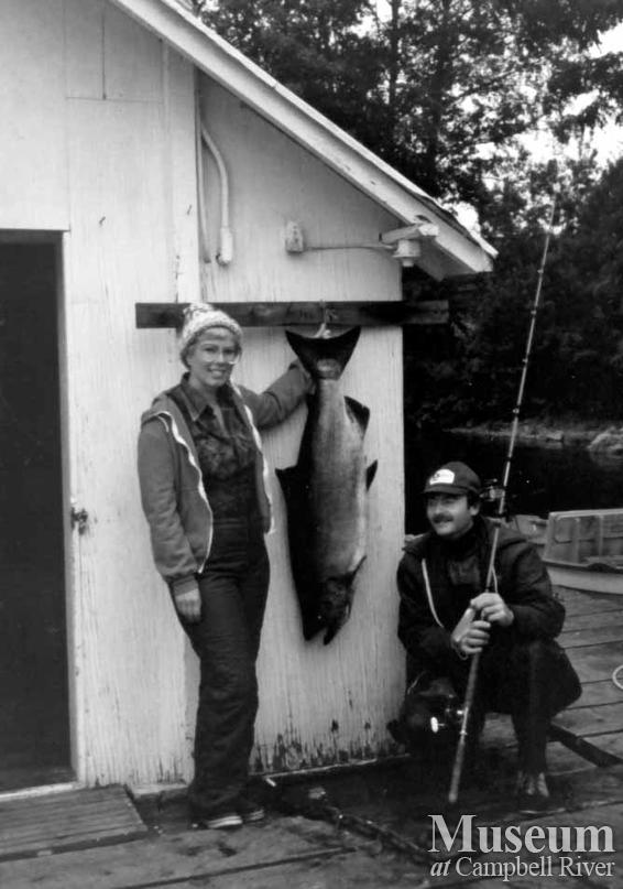 Penny Milbrandt with her catch