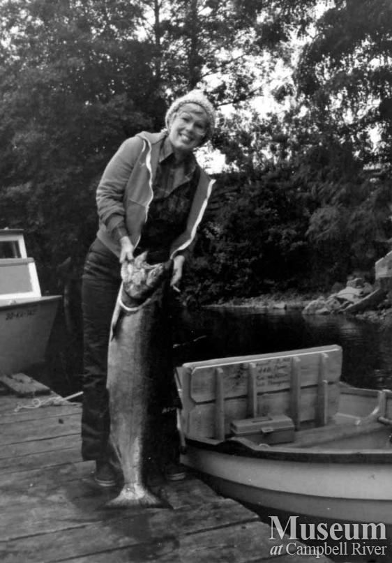Penny Milbrandt with her catch