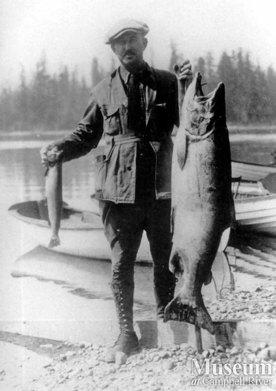 Man with a fish
