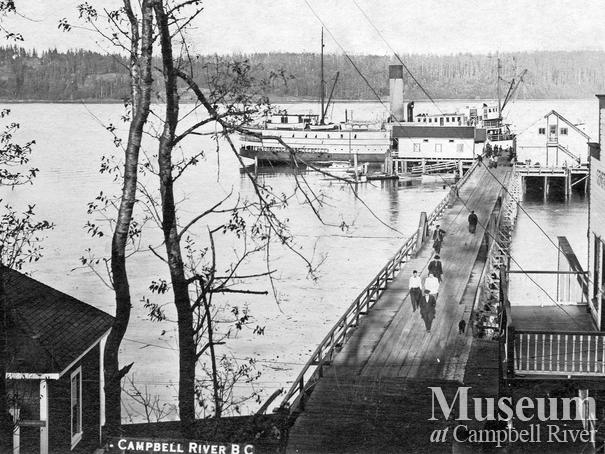 View of the wharf, Campbell River