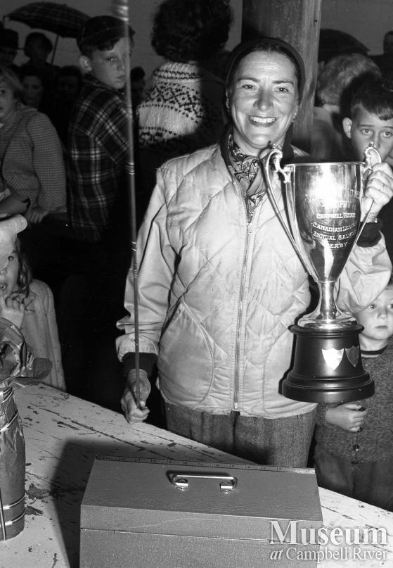 Winner of Canadian Legion Annual Salmon Fishing Derby 