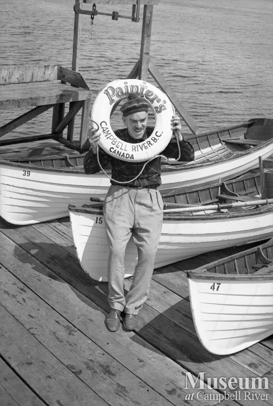 Guest on the Docks at Painter's Lodge