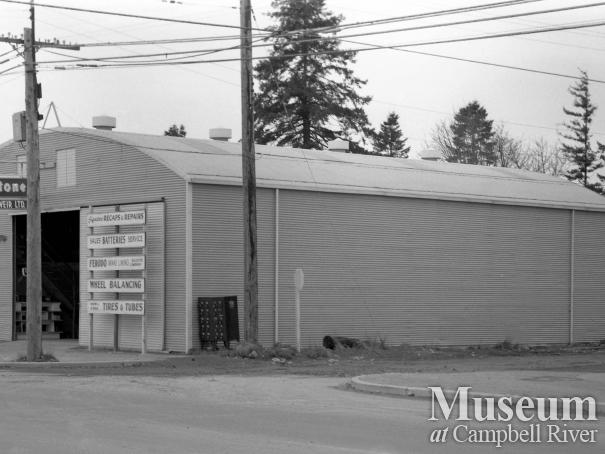 Bourne and Weir tire shop located in Campbellton