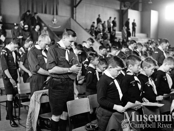 Scout Week church service