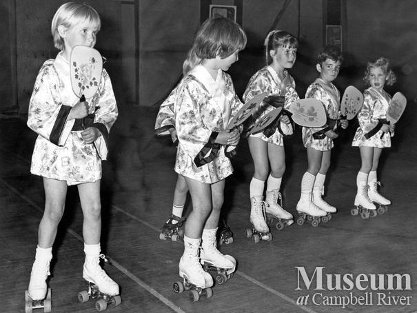 Children's roller skating performance, Campbell River