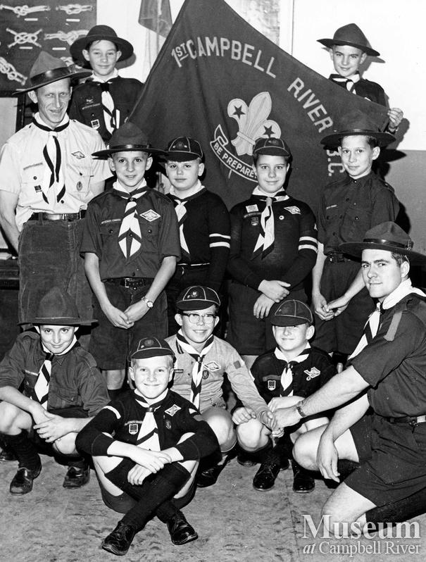 The first Campbell River Boy Scout troop