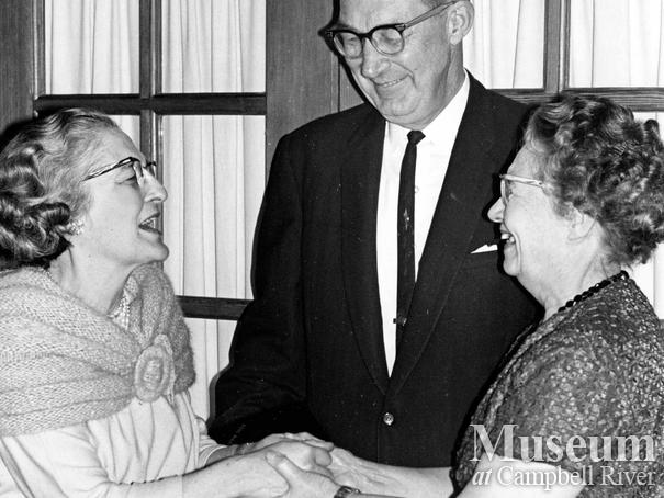 Rose McKay, Dr. Bathurst Hall, and May Baldwin