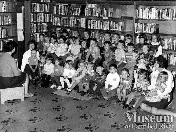 Story hour at the local library, Campbell River